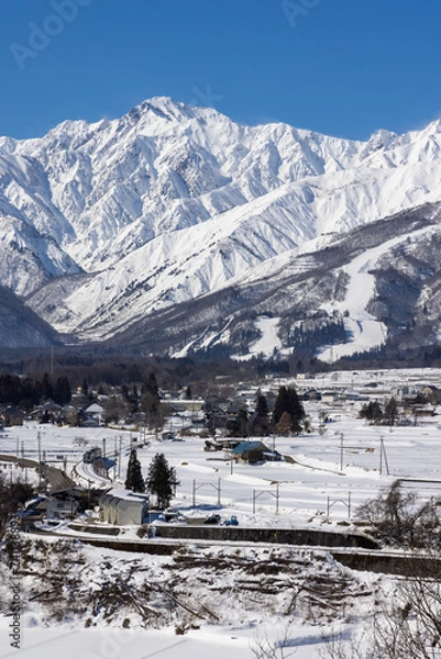 Obraz snow covered mountains