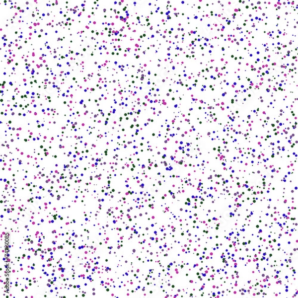 Fototapeta A colorful confetti glitter dot texture design element.