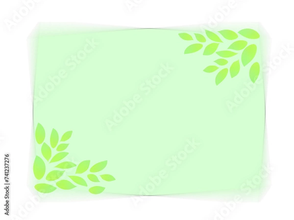 Obraz 葉フレーム