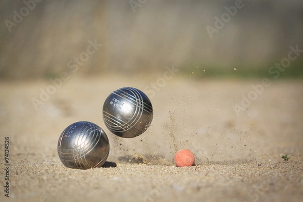 Obraz 2 piłki pétanque