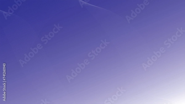 Obraz The abstract background of wavy lines in blue and white is really cool