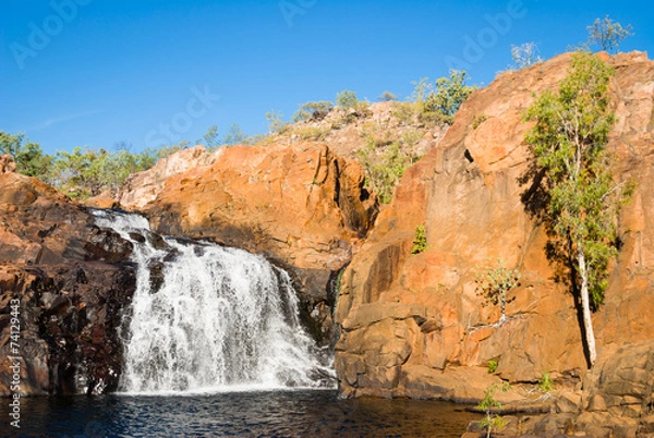 Obraz Upper waterfall and pool at Edith Falls, Australia