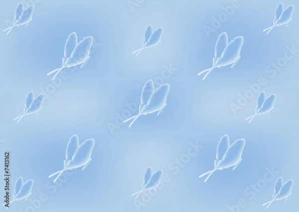 Fototapeta Blue Butterfly Background
