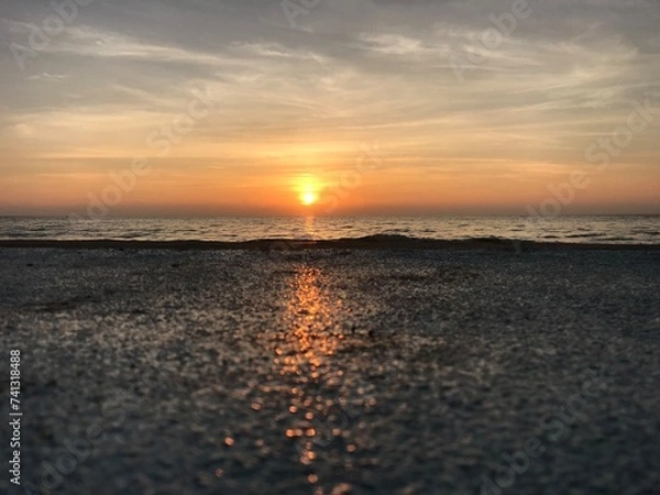 Obraz sunset over the sea