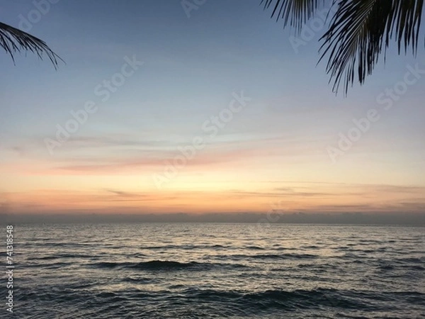 Obraz sunset on the beach