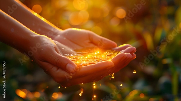 Obraz Donation in Islam concept