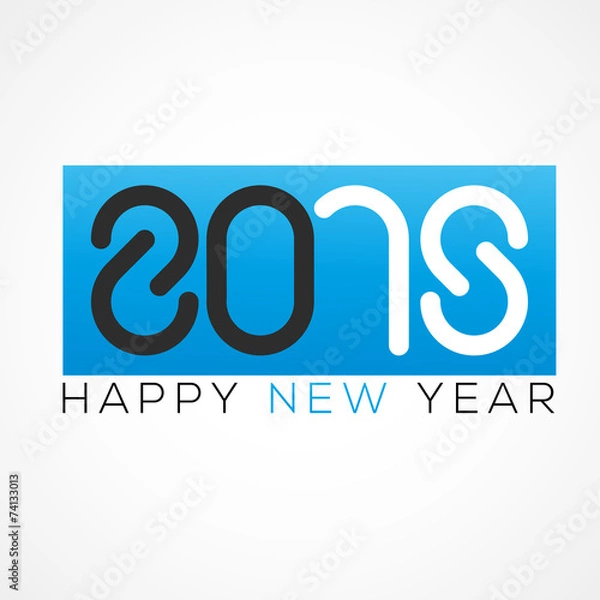 Fototapeta 2015-carte de voeux