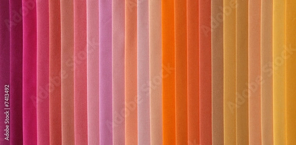 Fototapeta Fabrics color chart