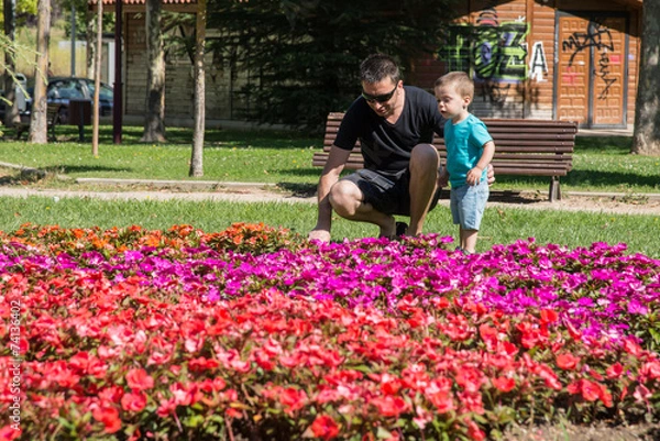 Obraz learning in the park