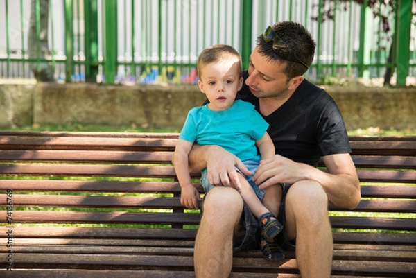 Obraz sitting in the park