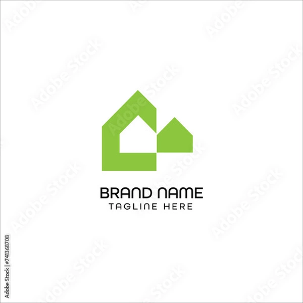 Fototapeta house logo design