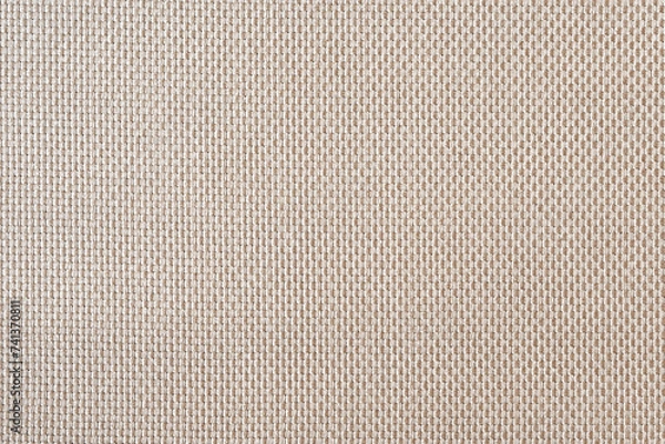 Fototapeta Brown Burlap Texture Background. A blank textile background for copy space