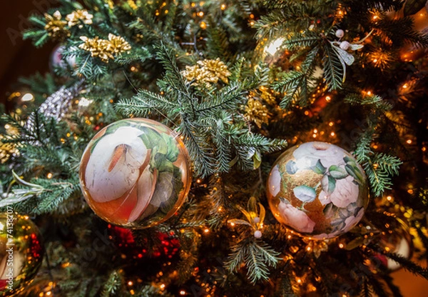Obraz Christmas balls