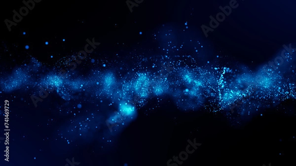 Fototapeta Abstract elegant luxury particle background