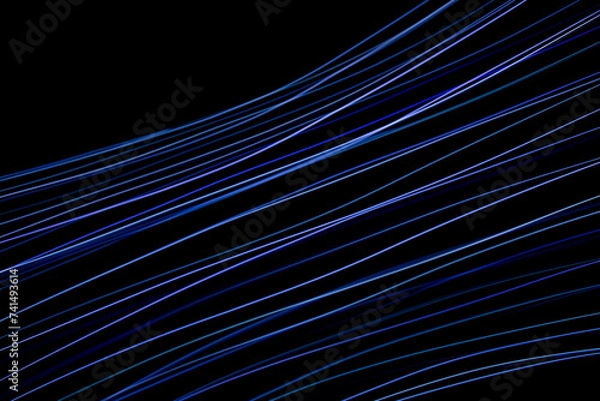 Obraz Sound waves in the dark