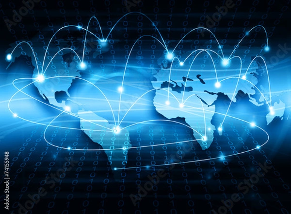 Fototapeta Best Internet Concept of global business from concepts series 
