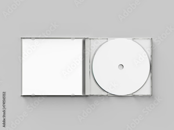 Obraz Blank CD jewel case mockup
