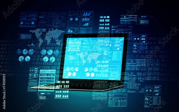 Fototapeta Koncepcja serwera internetowego 01