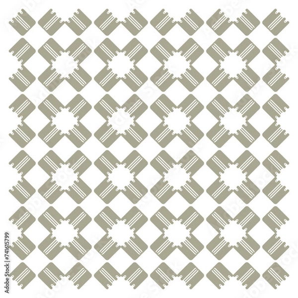 Fototapeta Creative ethnic style vector seamless pattern