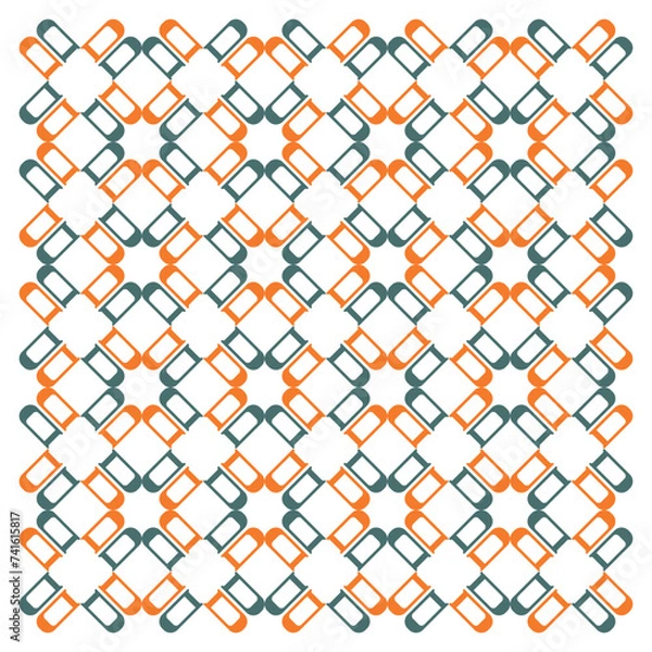 Fototapeta Creative ethnic style vector seamless pattern