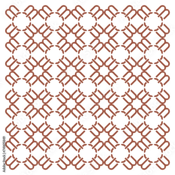 Fototapeta Creative ethnic style vector seamless pattern