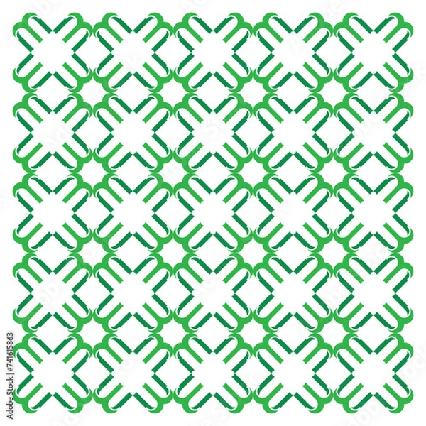 Fototapeta Creative ethnic style vector seamless pattern