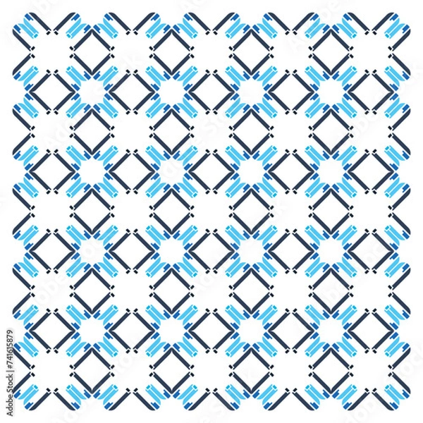 Fototapeta Creative ethnic style vector seamless pattern