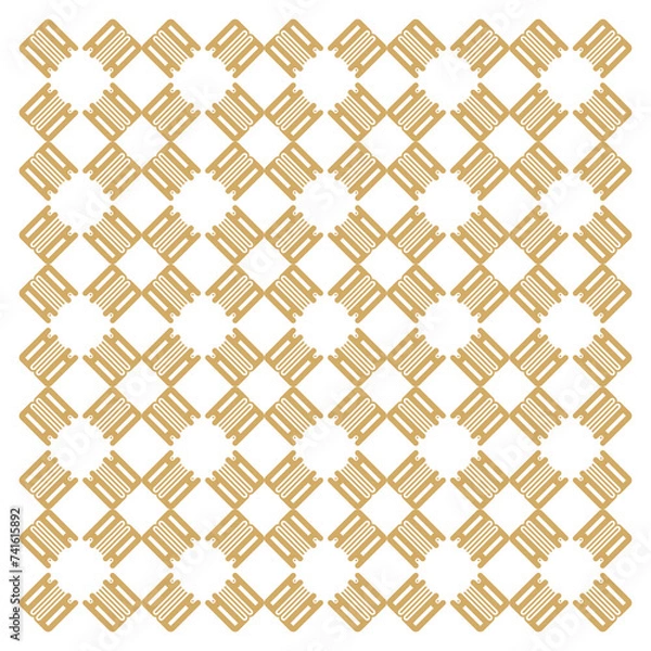 Fototapeta Creative ethnic style vector seamless pattern