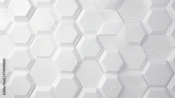 Fototapeta Wall background. background texture. wall with textured hexagons. the diamonds on the wall. white wall