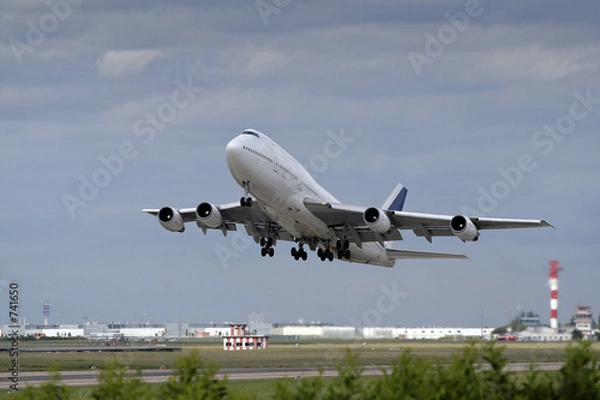 Obraz avion decollage