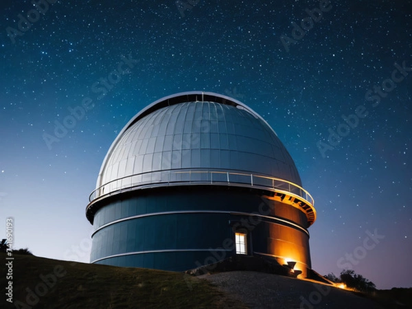 Obraz observatory in the night