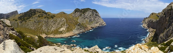 Fototapeta Bucht, Küste, Cap de Formentor, Panorama