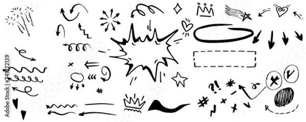 Obraz icon Sketch underline