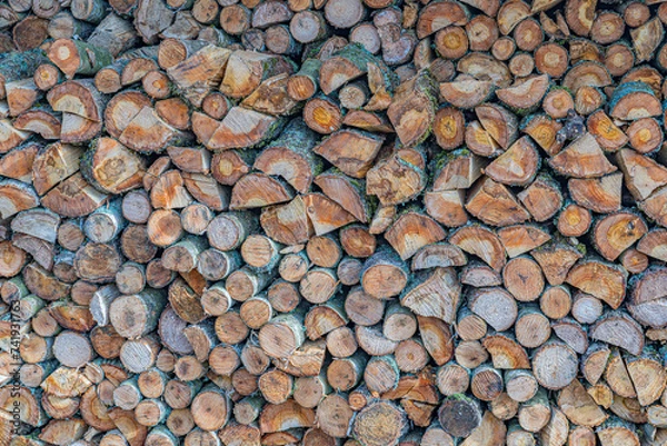 Obraz Drewno opałowe.