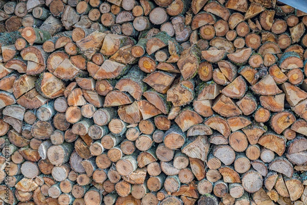 Obraz Drewno opałowe.
