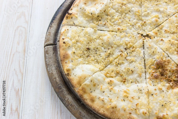 Fototapeta Garlic pizza bread