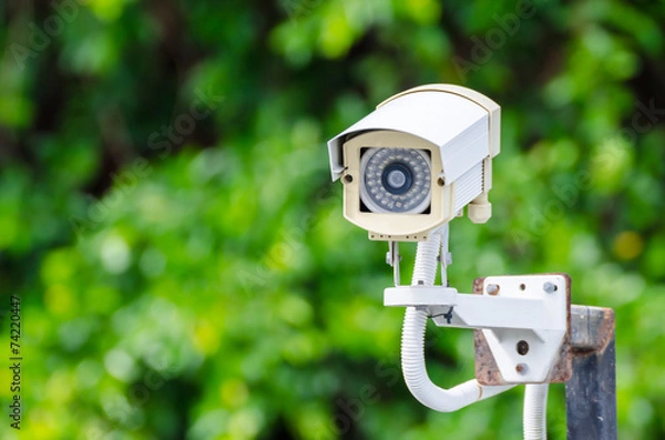 Fototapeta CCTV video camera security system