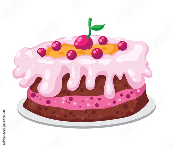 Fototapeta cute cake