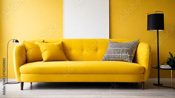Fototapeta sofa interior design
