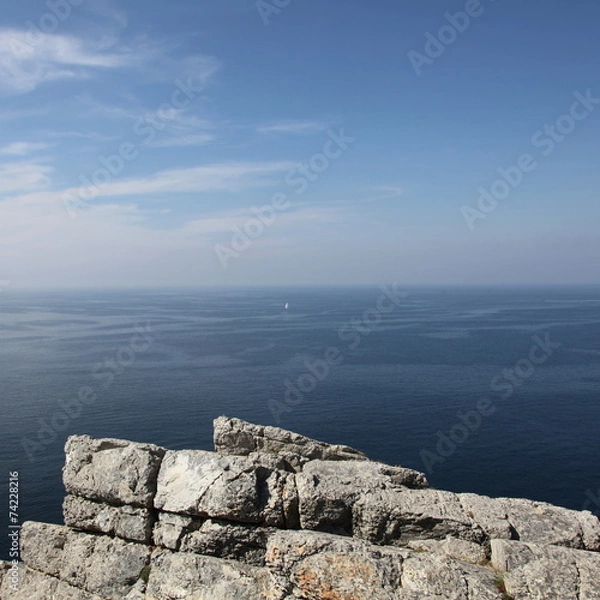 Obraz Les contreforts de l'océan.