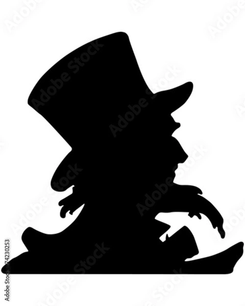Obraz Uncle Sam Silhouette