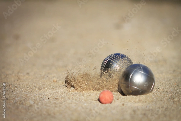 Obraz tirer à la pétanque