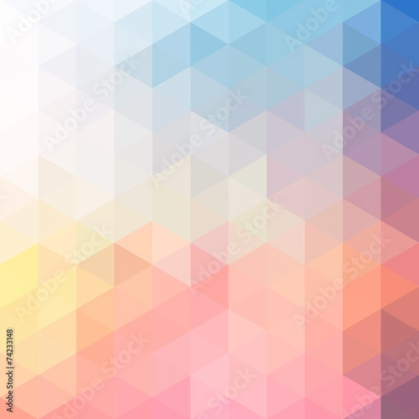 Obraz Tło wielokąta