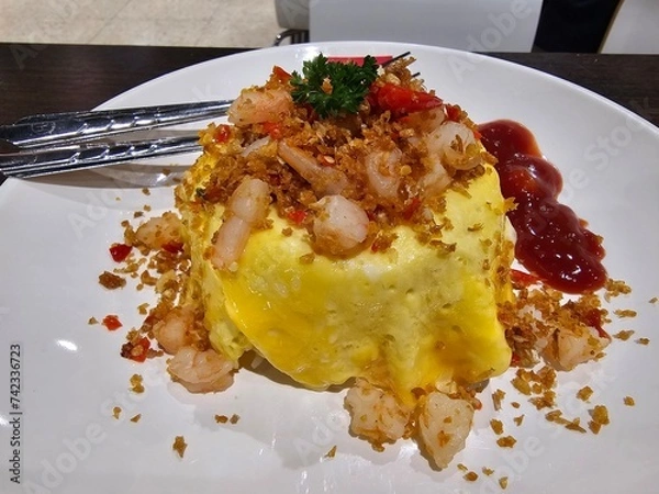 Obraz pasta with chicken