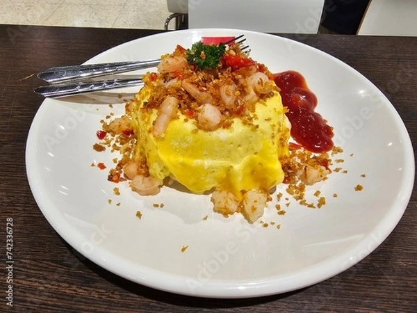 Obraz pasta with chicken