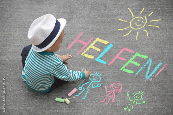 Obraz Rysowanie dzieci - pomoc!