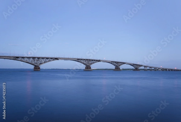 Obraz Road bridge in the evening