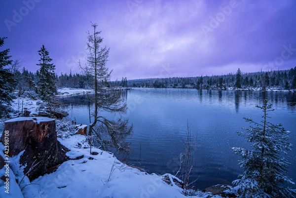 Fototapeta cloudy winterday
