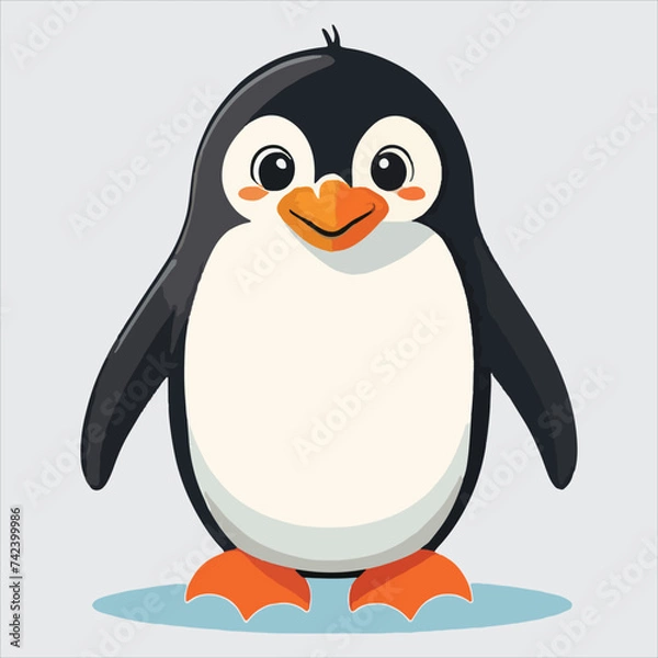 Fototapeta vector cute pinguin