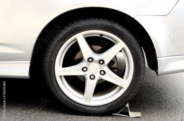 Fototapeta 車止め